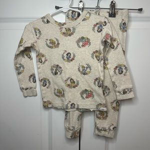 Baby GAP X Disney Princess Pajama Set (Size 2T)